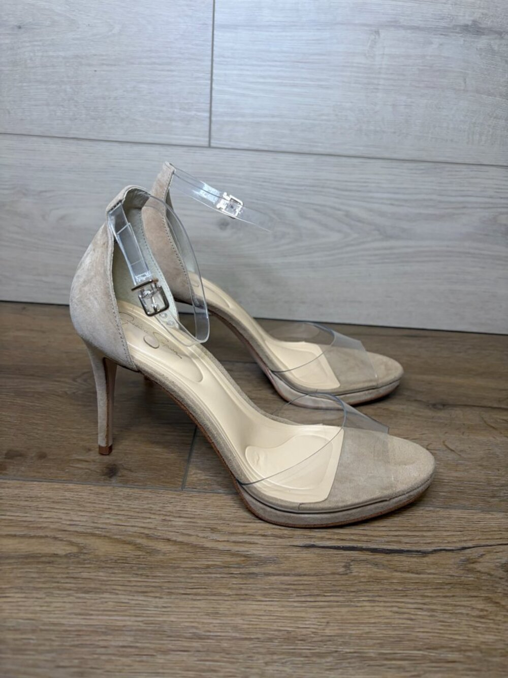 Jessica Simpson Daisile Heels Women's Almond Size 9M